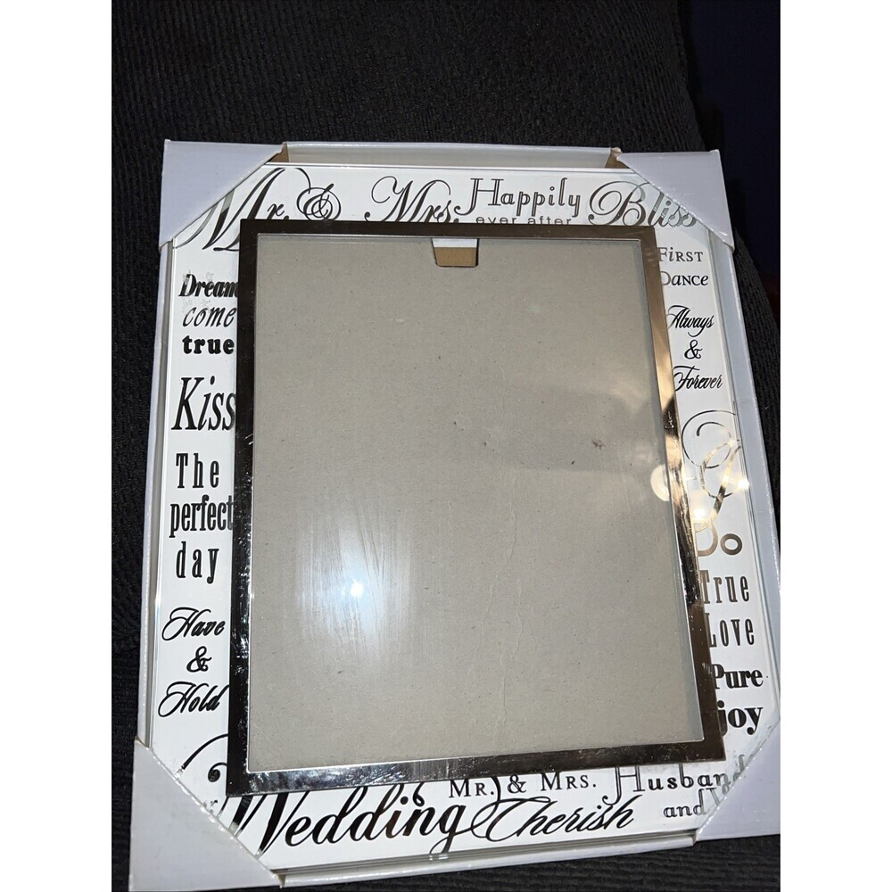 Malden Mr. & Mrs. Wedding Photo Frame 8x10 Glass